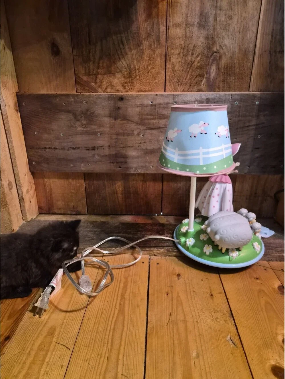 Disney Toy Story Bo Peep Table Lamp with Sheep Shade, 2019 Broken Needs Repairs